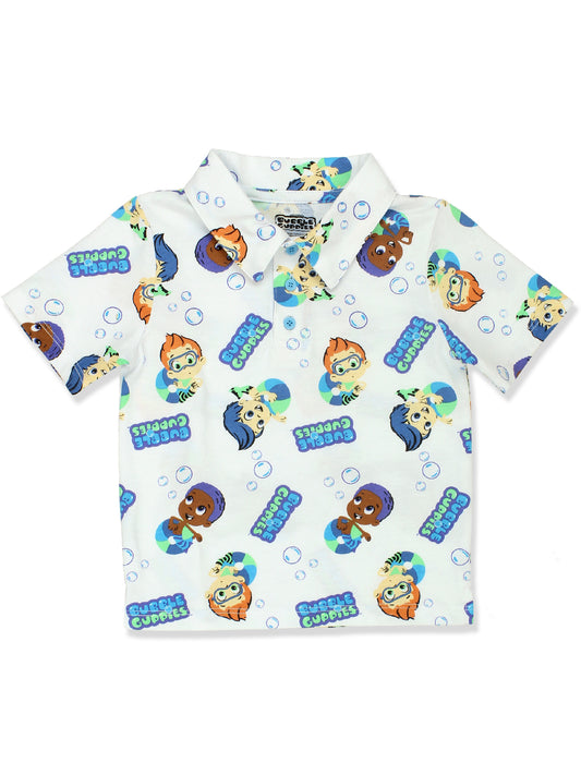 Bubble Guppies Collared Short Sleeve Polo T-Shirt