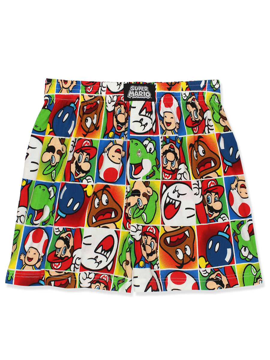 Nintendo Super Mario Underwear and Boxer Briefs with Mario, Luigi