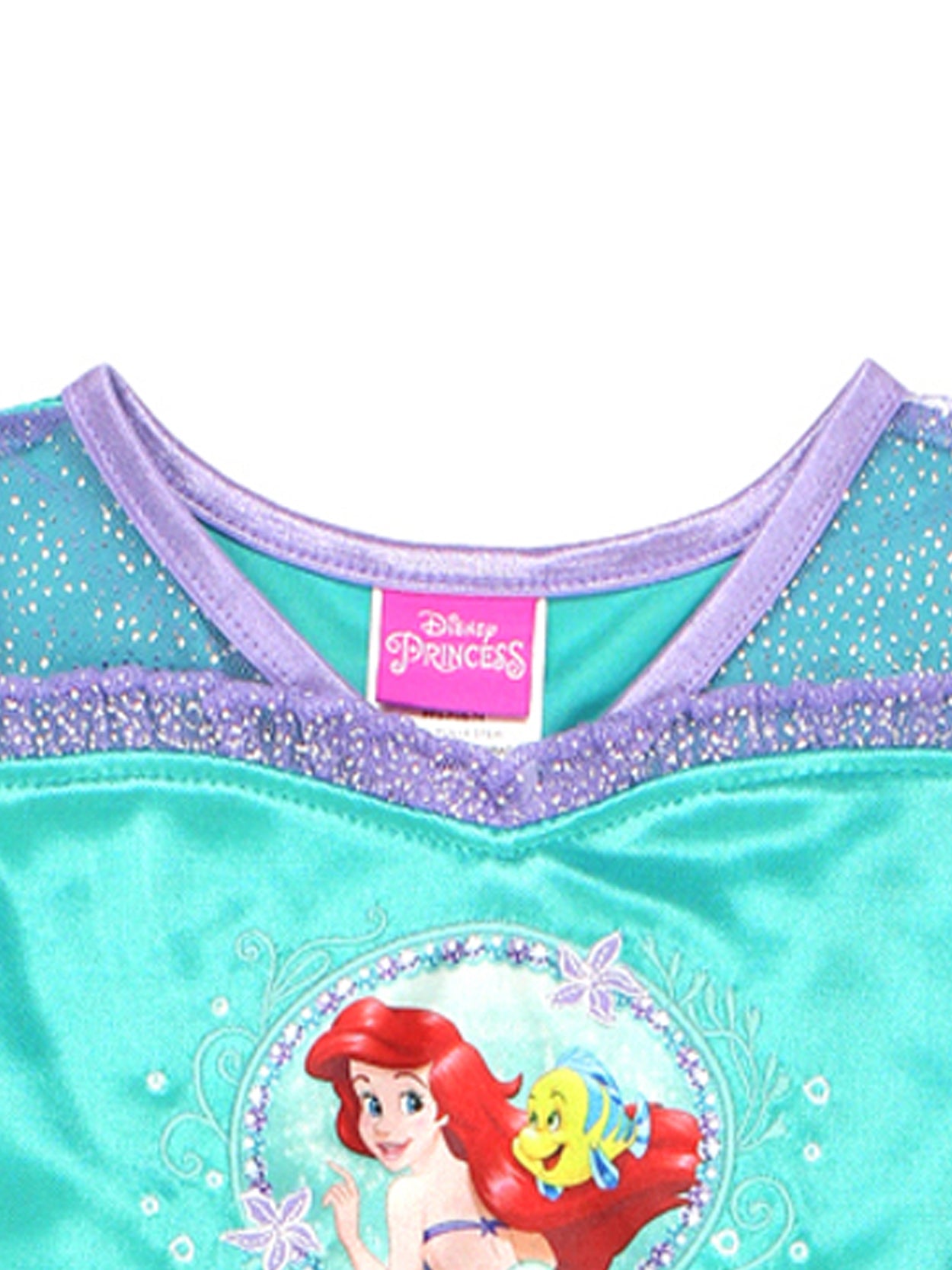 little mermaid night dress Intimo Disney Princess Women's Little Mermaid Ariel Tie Dye Nightgown Sleep Shirt Gown