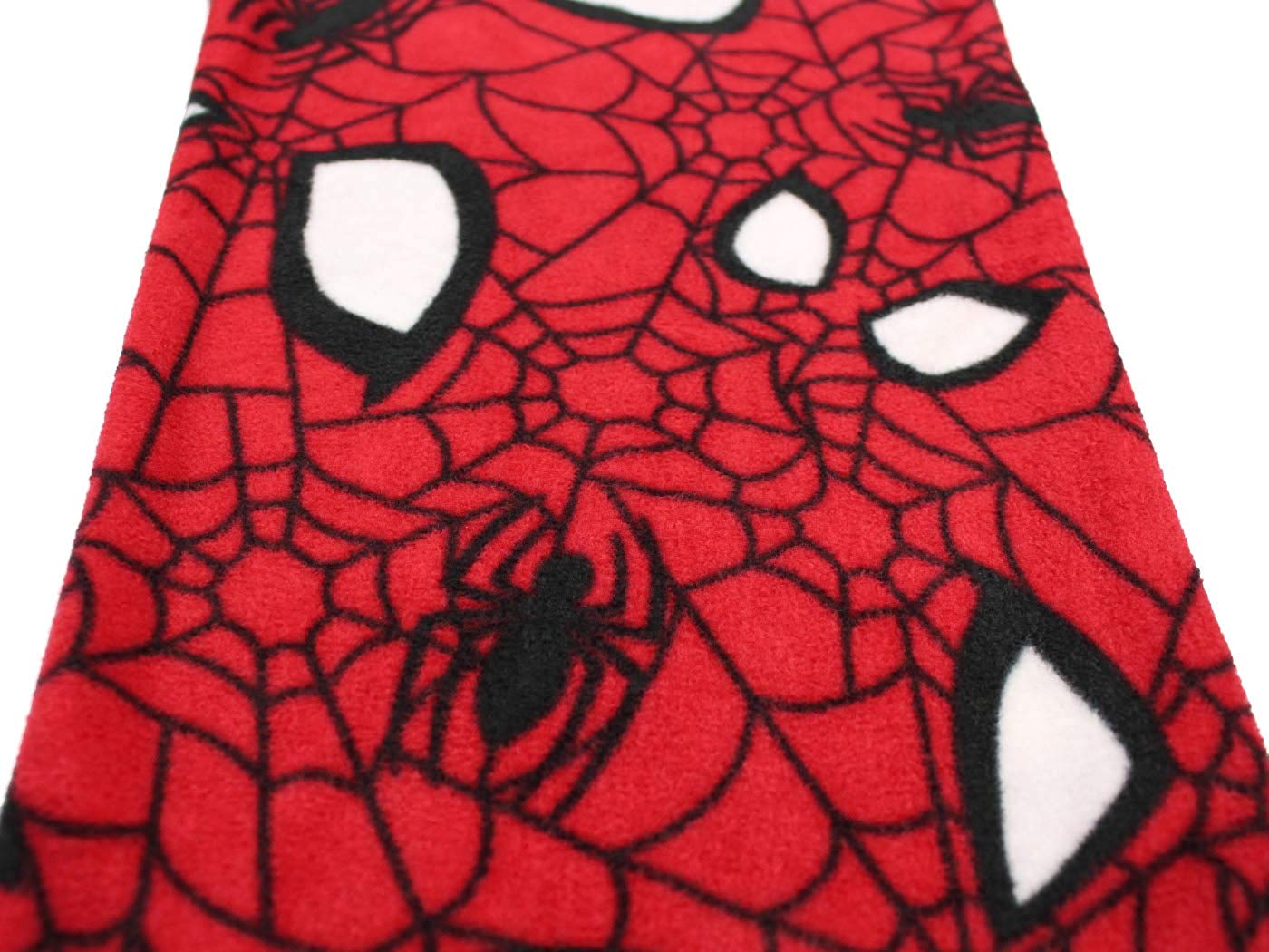 Marvel Spider-Man Mens Black/Red Flannel Sleep Pants Pajama Bottoms