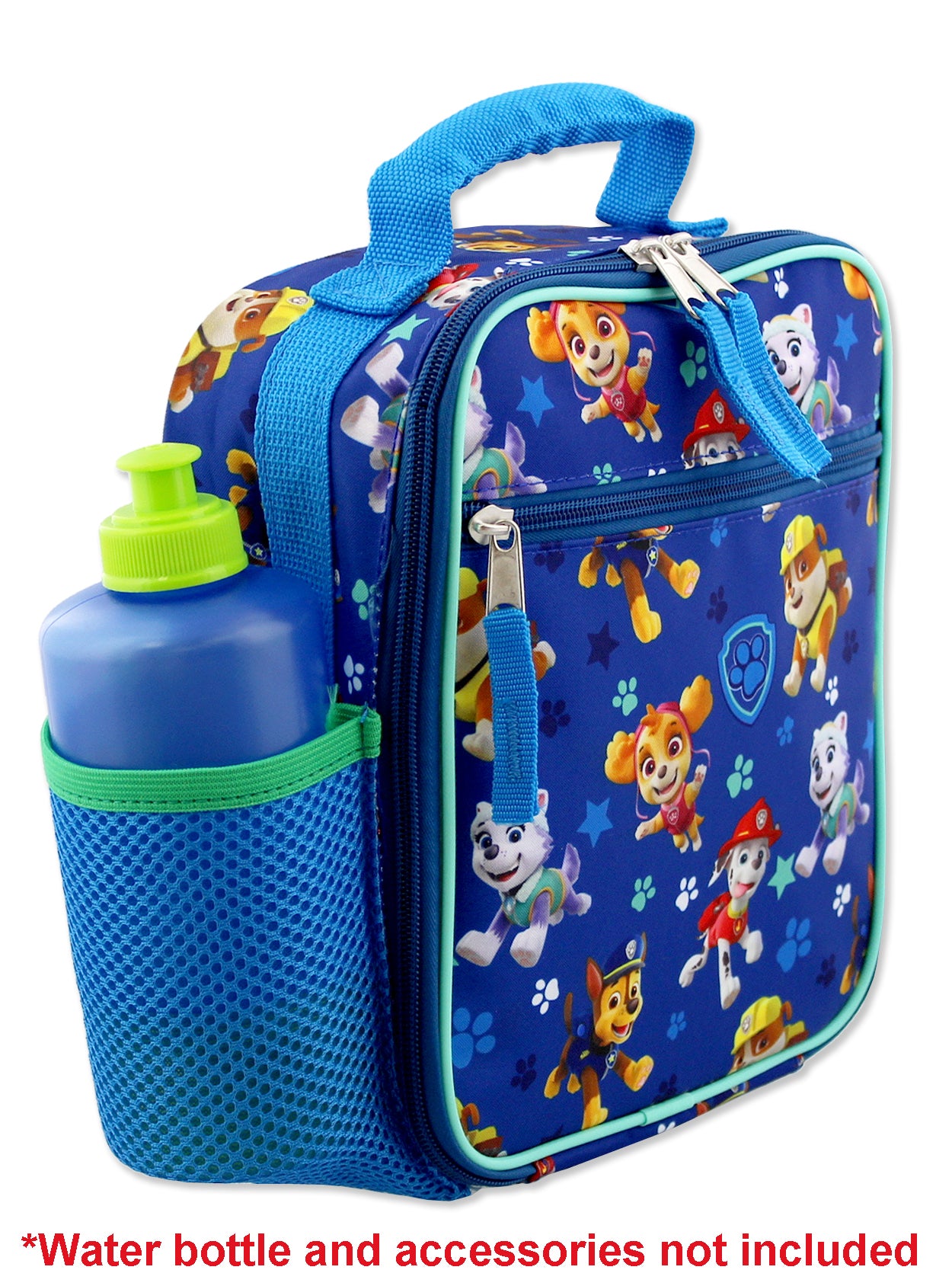 Paw Patrol Lunch Box Characters And Vehicles Lunch Bag Tote Blue