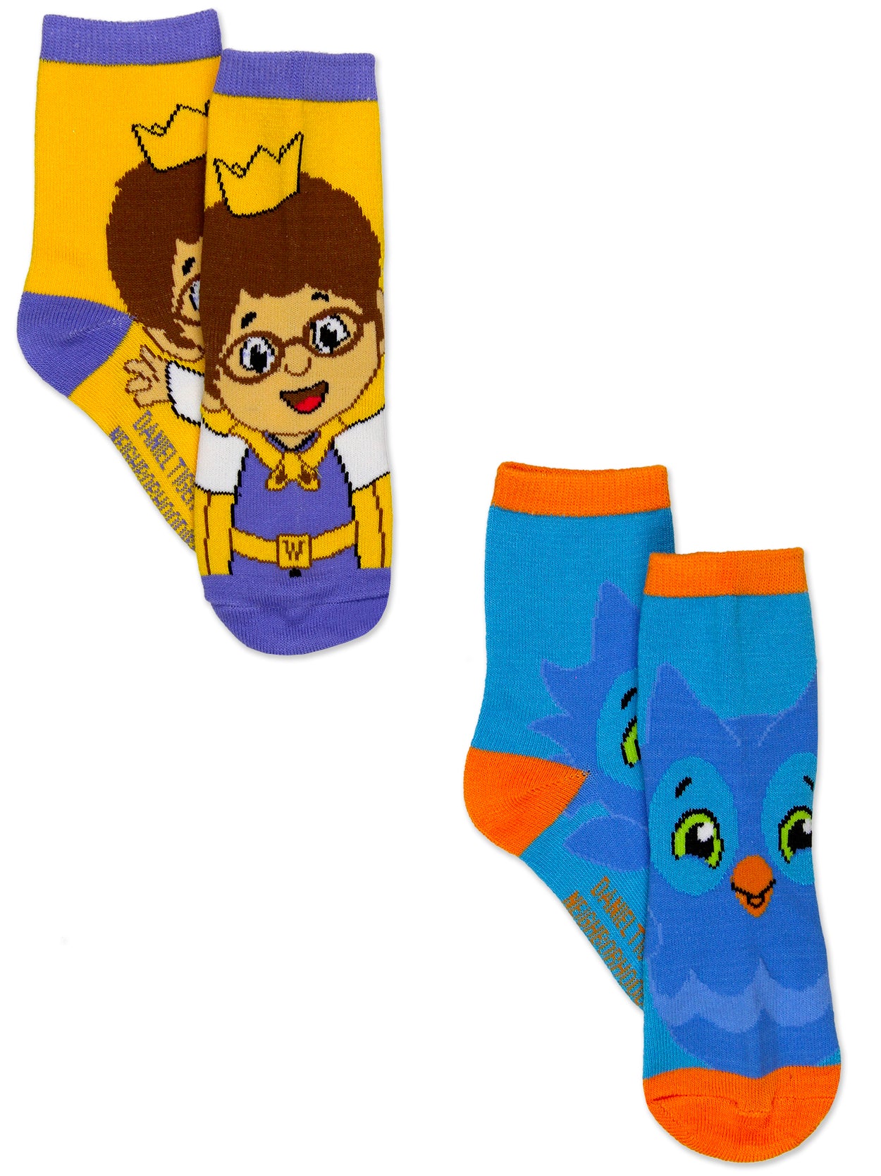 Daniel Tiger's Neighborhood Toddler Boys Girls 6 pack Socks (Shoe: 7-10 ( Sock: 4-6), Multicolor Crew) : : Clothing, Shoes & Accessories