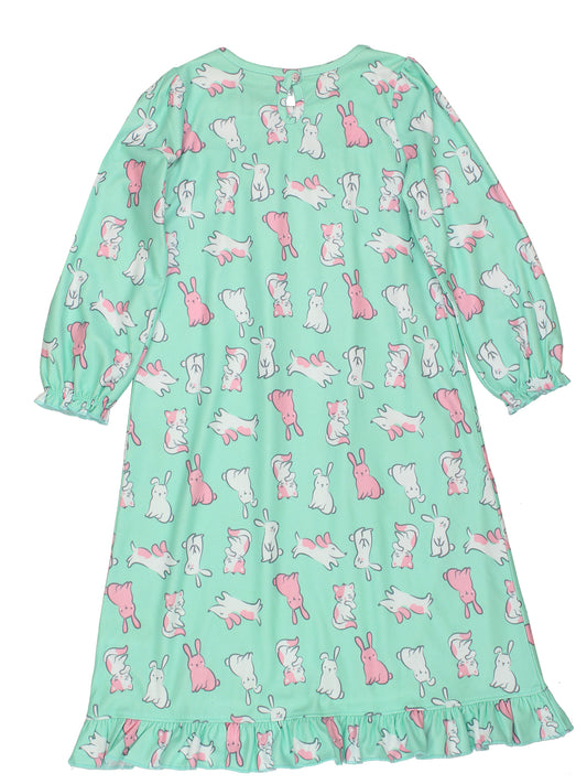 Animals Flannel Granny Gown Nightgown