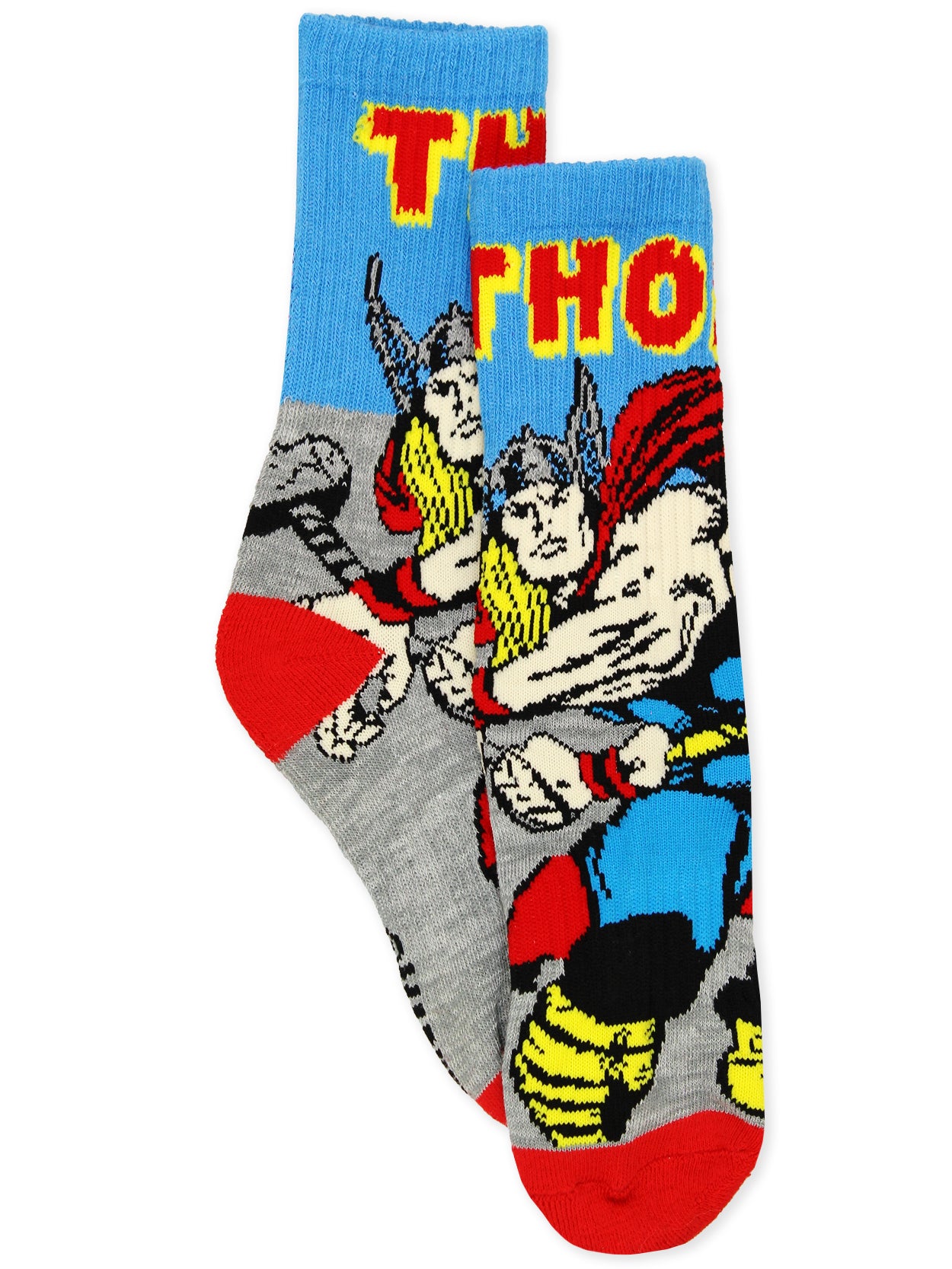 Hulk Sock Rip Marvel Avengers Black Panther Hulk Thor Crew Socks 3-Pack – Yankee Toybox