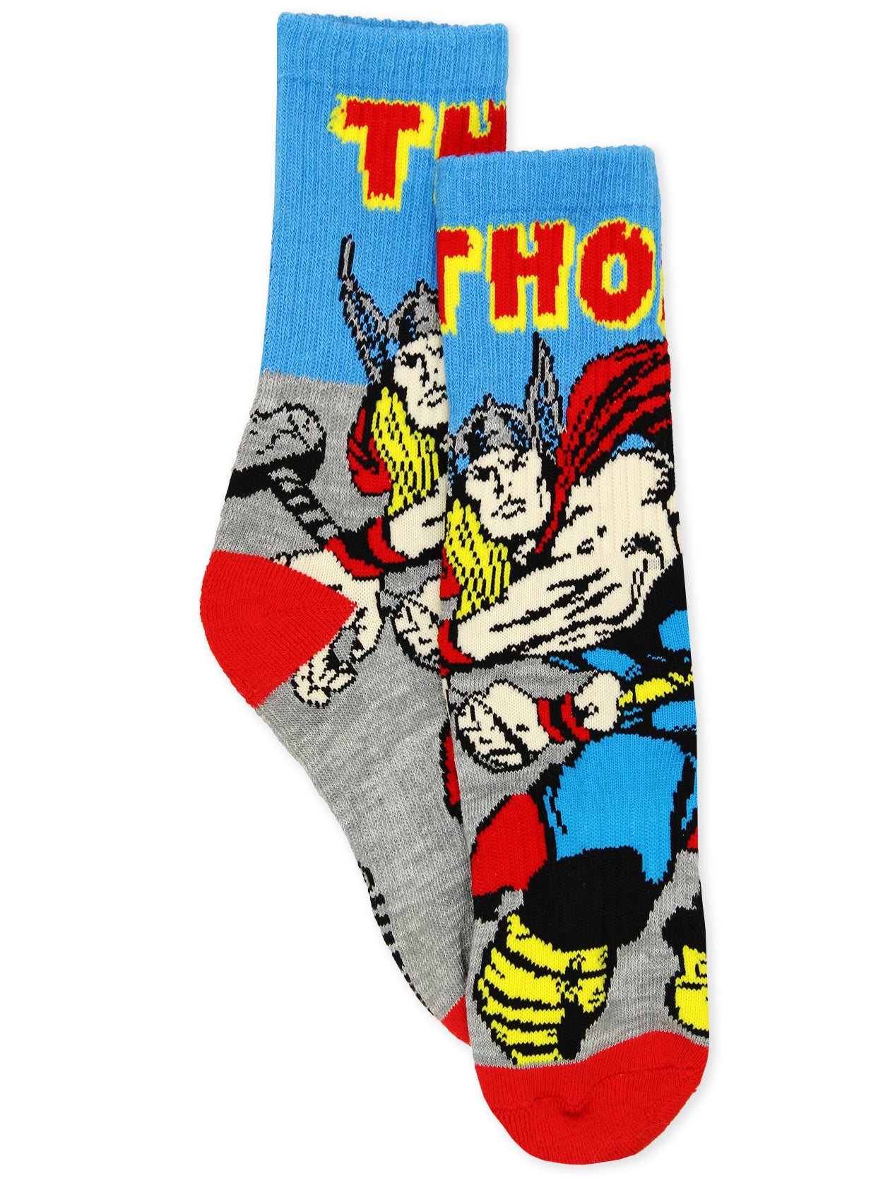 Marvel Avengers Black Panther Hulk Thor Crew Socks 3-Pack
