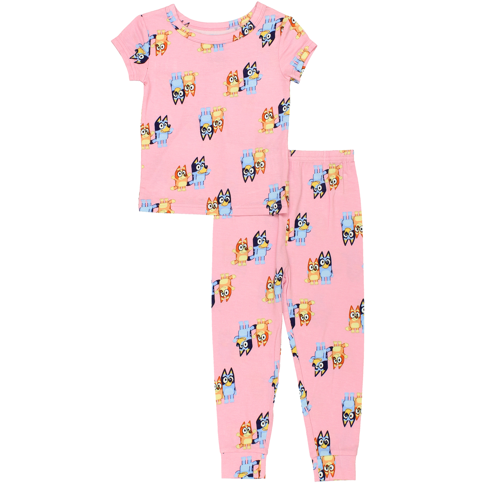Bluey Toddler Girls Short Sleeve Viscose Pajama Set – Yankee Toybox