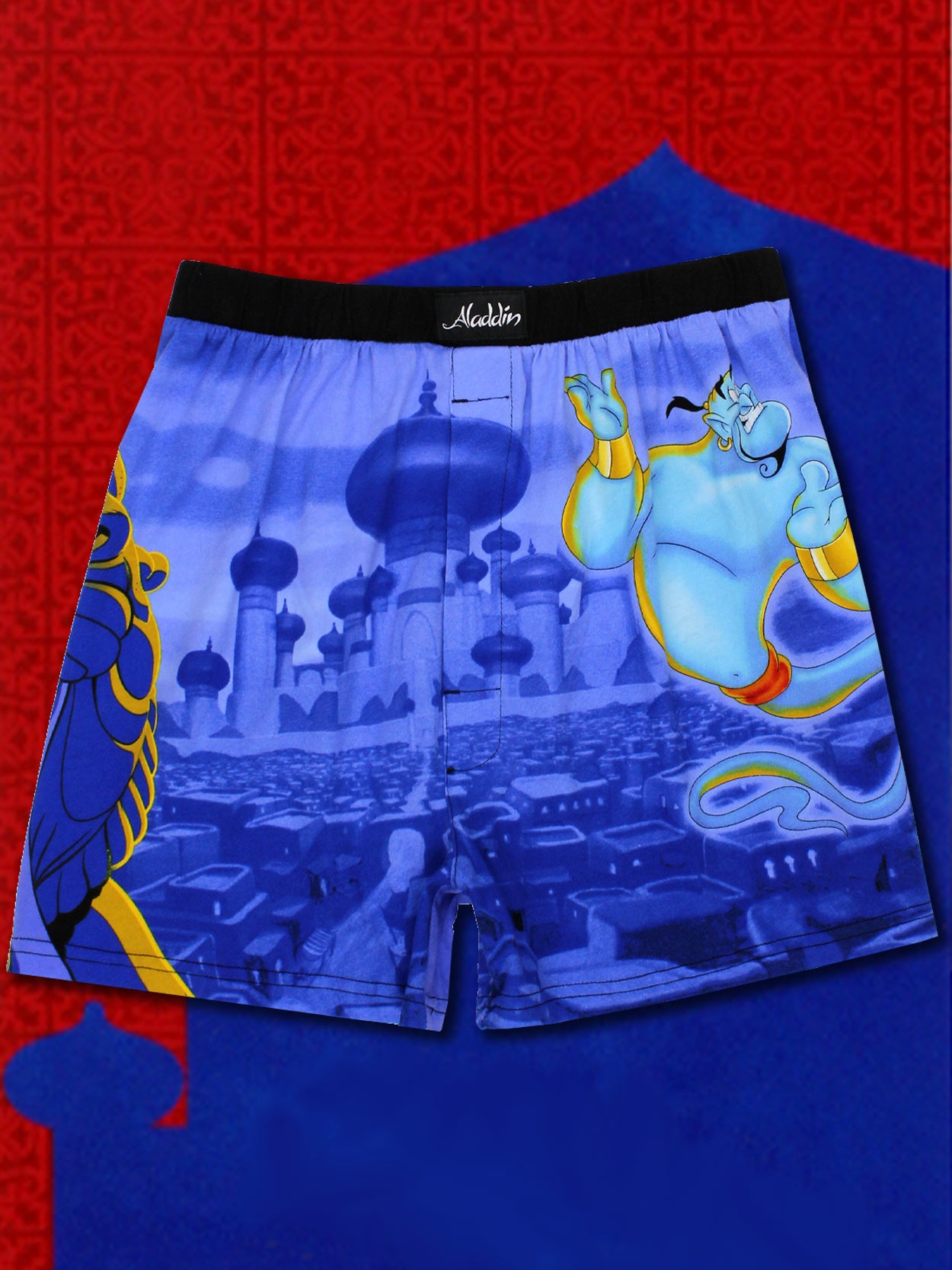 CRAZYBOXER Disney Aladdin Genie; Men's Boxer Briefs, 3-Pack 