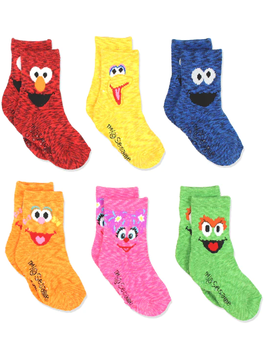 Sesame Street Socks 6-Pack