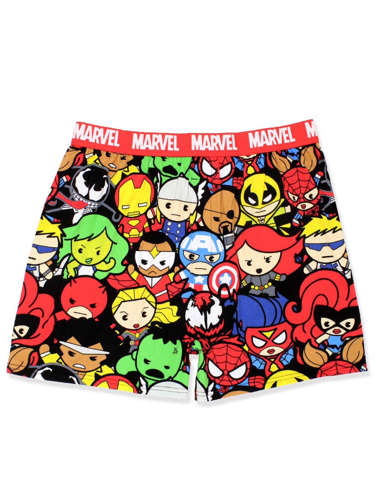 Spider-Man Web Comic Style Men's Male Boxer Lounge Shorts 17SM014MBXYT 