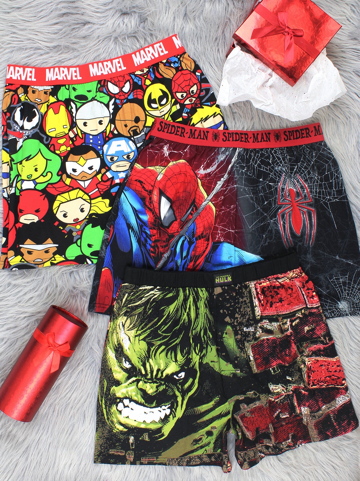 Marvel Mens Comics Boxer Briefs - Spiderman Mens Underwear - 2