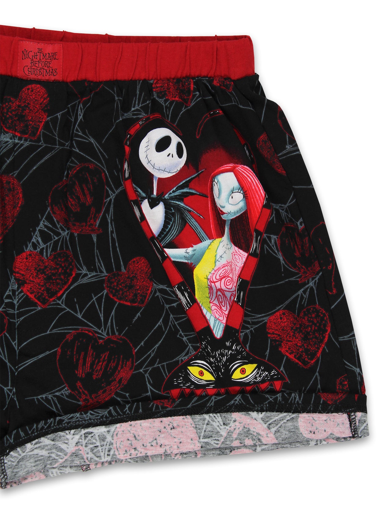 Nightmare Before Christmas Jack and Sally Heart Boxer Shorts – Yankee Toybox