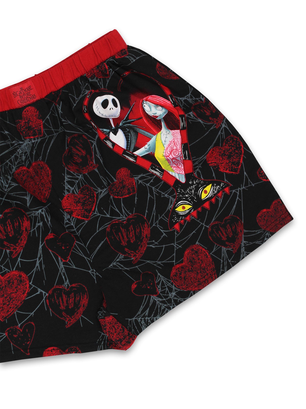 Nightmare Before Christmas Jack and Sally Heart Boxer Shorts – Yankee Toybox