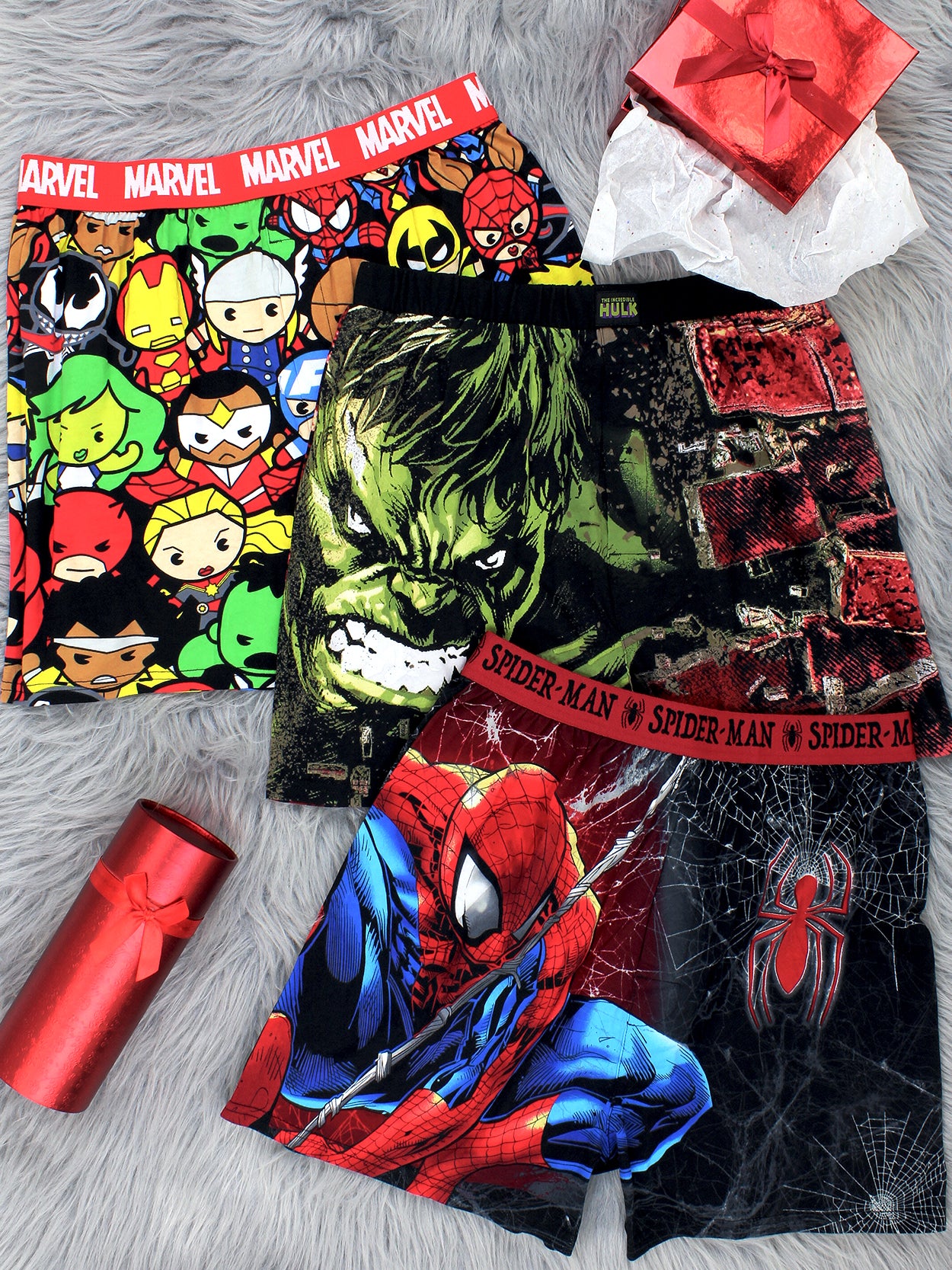 Spider-Man Symbols Men's Underwear Boxer Briefs