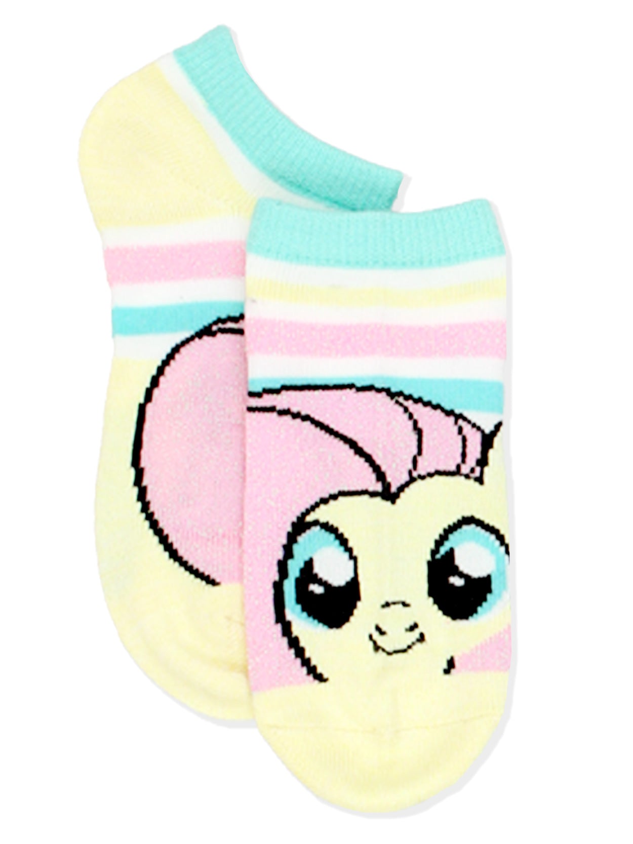 Hasbro My Little Pony 5-Pair Socks - Kids Size M (7.5-3.5), Novelty Cartoon