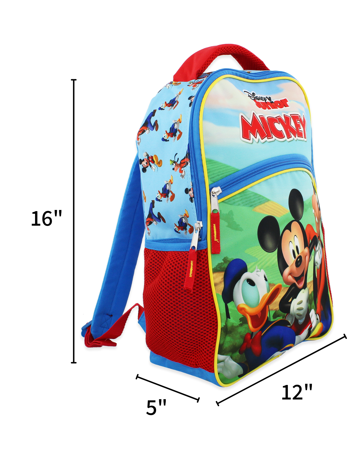 Novex Disney Mickey Mouse Hard Polycarbonate Kids Trolley Bag - Multic –  Kidsinfy.in