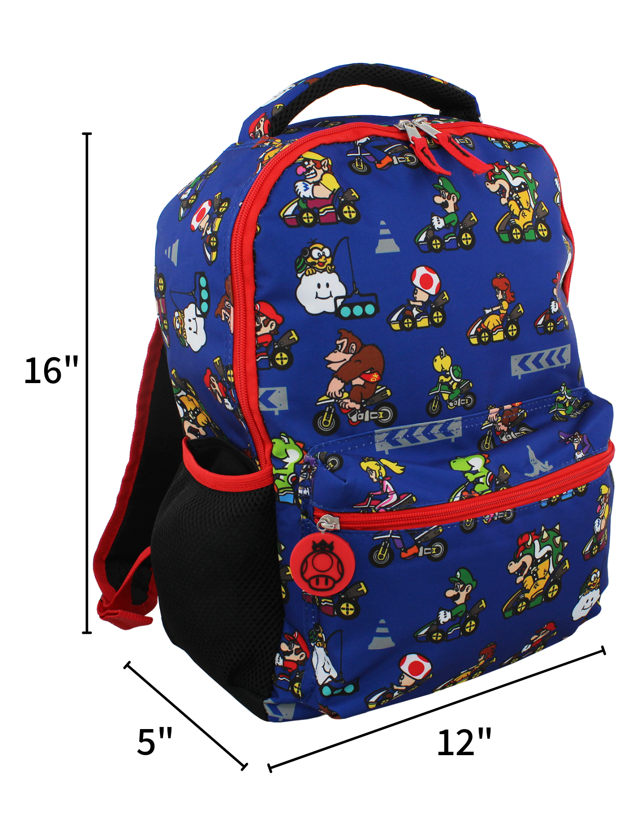 Nintendo Mario Kart 16 School Backpack Yankee Toybox