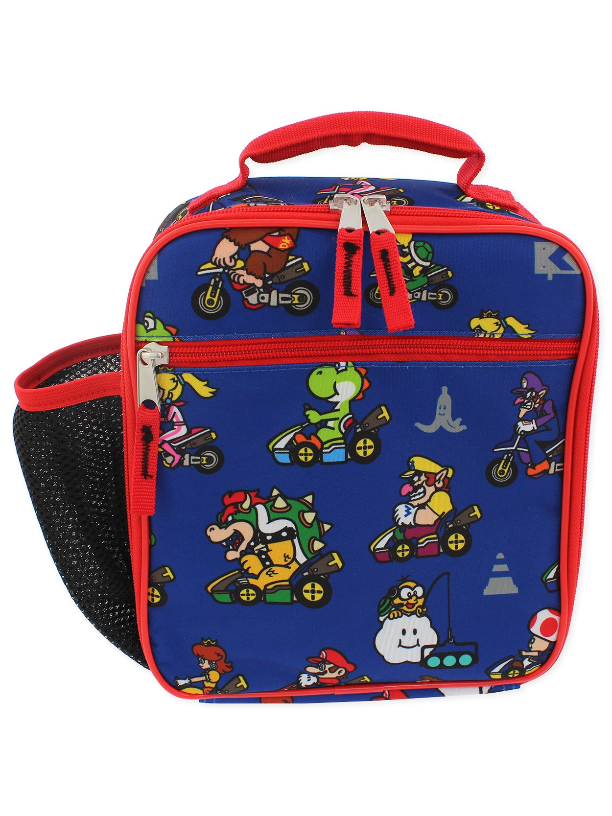 Super Mario Lunch Box Soft Kit Dual Compartment Insulated Cooler Characters
