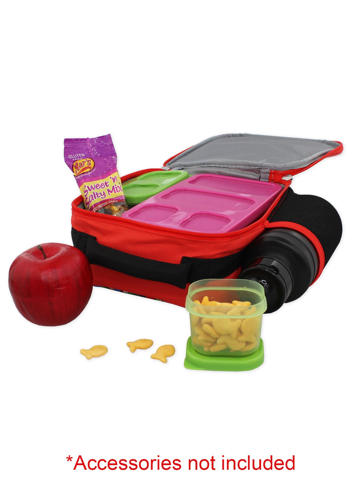 SUPER MARIO BROS. LUIGI YOSHI Kids BPA-Free Insulated Lunch Tote Bag Box  NWT $20
