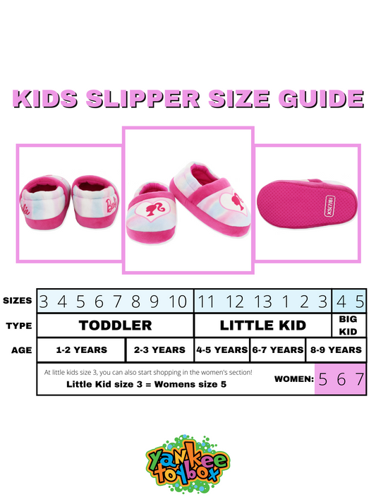 Barbie Rainbow Plush A-line Slippers