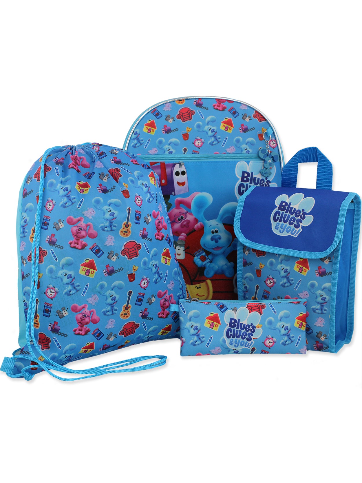 blues clues mini backpack Blue's Clues & You 16" School Backpack Set – Yankee Toybox