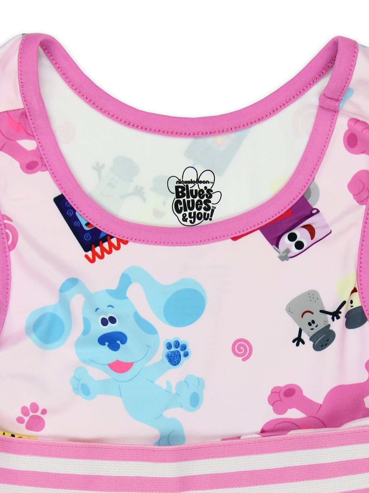 Blue's Clues & You Baby Toddler Girls Fit and Flare Ultra Soft Dress Blue's Clues & You Baby Toddler Girls Fit and Flare Ultra Soft Dress