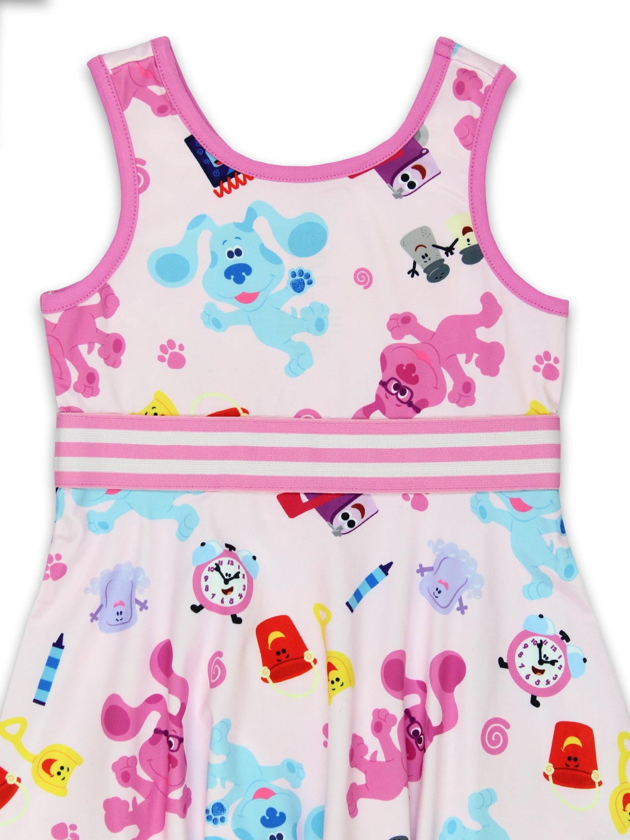 Blue's Clues & You Baby Toddler Girls Fit and Flare Ultra Soft Dress