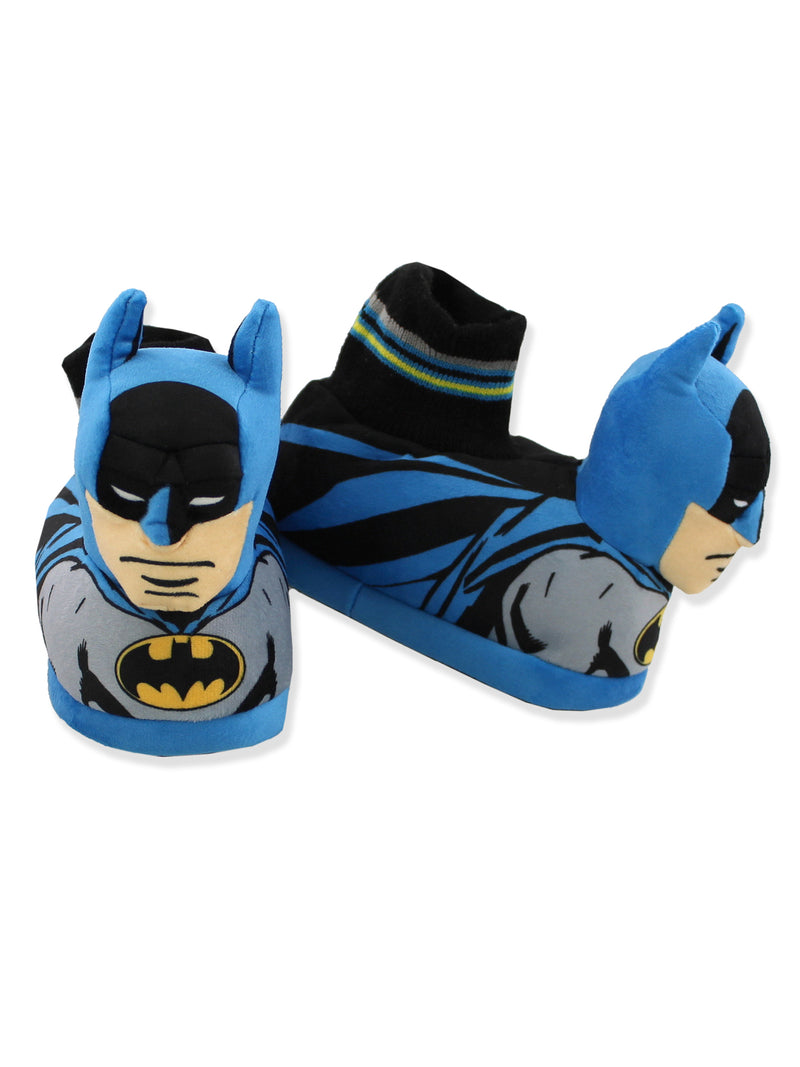 DC Comics Batman Toddler Kids Plush 3D Head Sock Top Slippers – Yankee Toy  Box