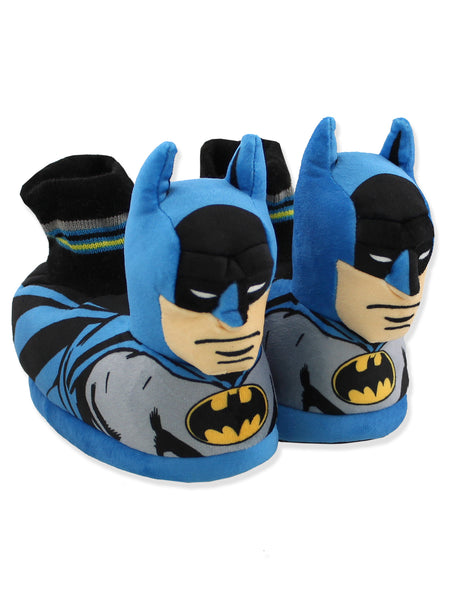 DC Comics Batman Toddler Kids Plush 3D Head Sock Top Slippers – Yankee Toy  Box