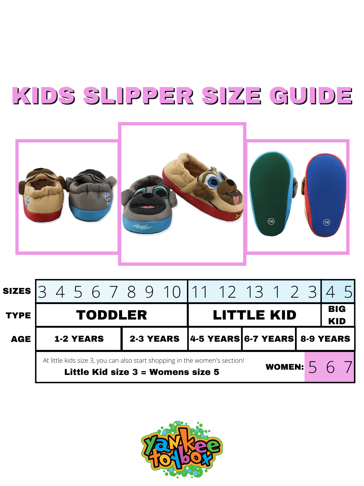 Kids slippers size 8 hotsell