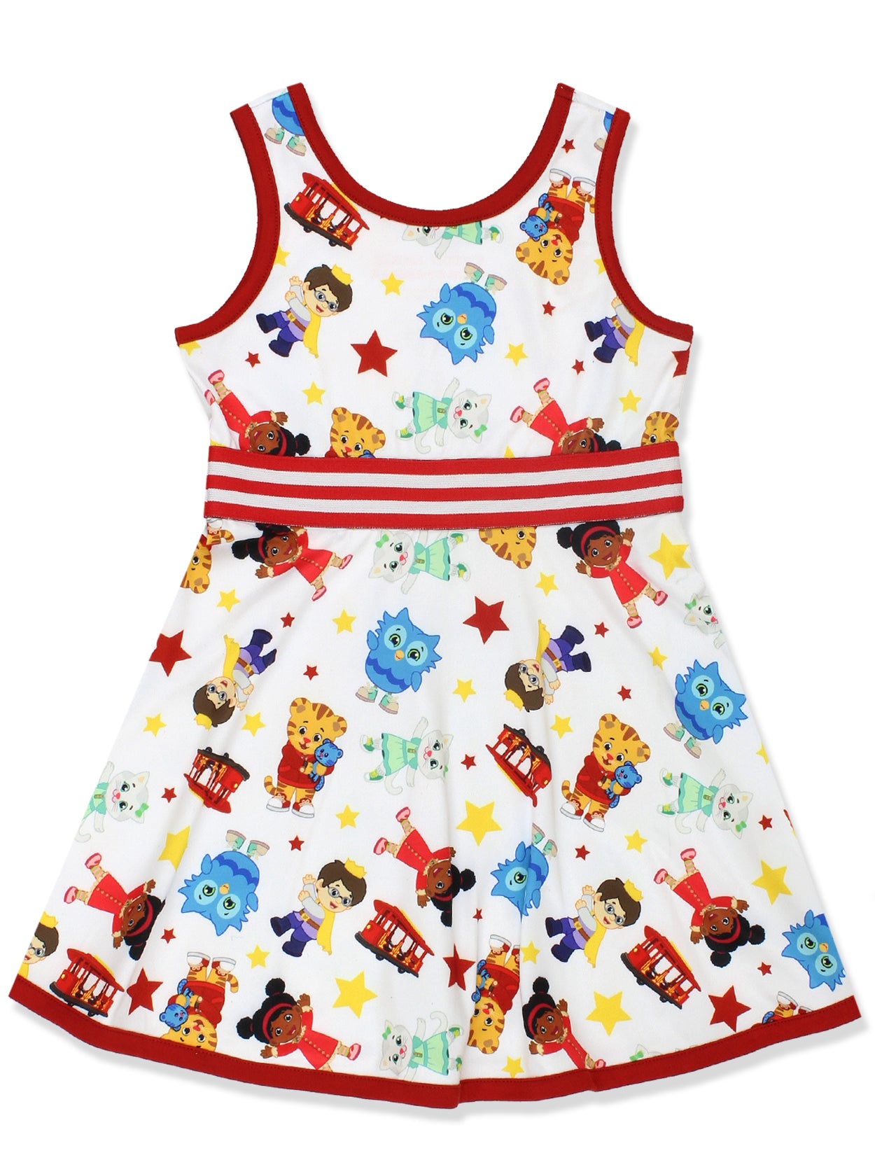 Daniel Tiger's Neighborhood Fit and Flare Dress Yankee Toybox Daniel Tiger's Neighborhood Fit and Flare Dress Yankee Toybox