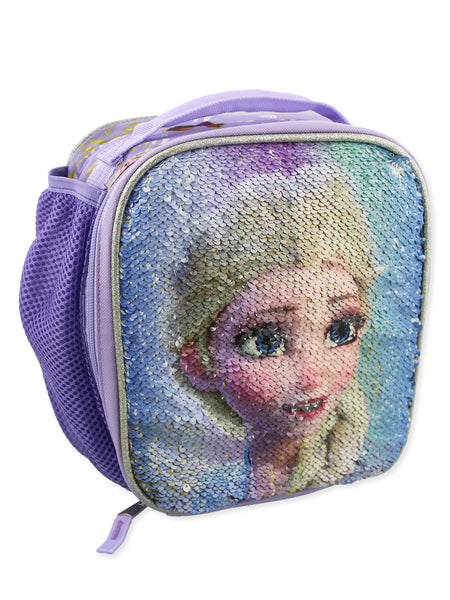 Disney Frozen Lunch Bag Insulated Elsa Princess w/ 2-Piece Food