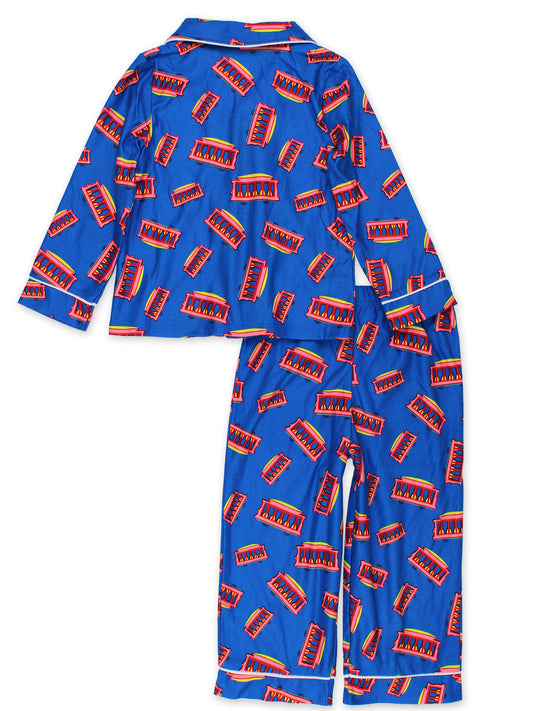 Daniel Tiger's Neighborhood Flannel Coat Style Pajamas