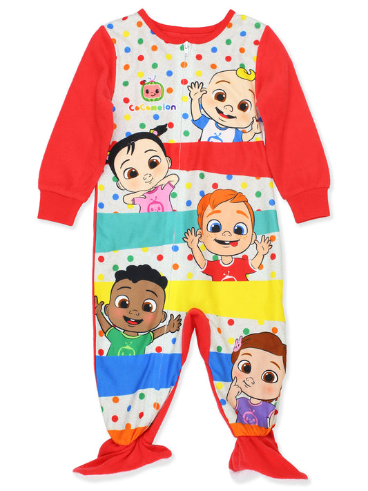 Cocomelon Footed Blanket Sleeper Pajamas