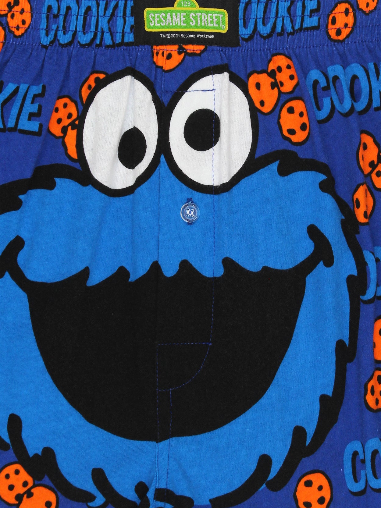 Sesame Street Cookie Monster Button Fly Boxer Shorts – Yankee Toybox