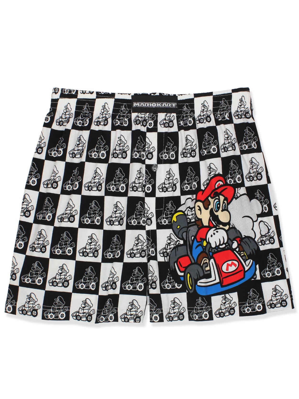 Super Mario Brothers Mario Kart Button Fly Boxer Shorts – Yankee