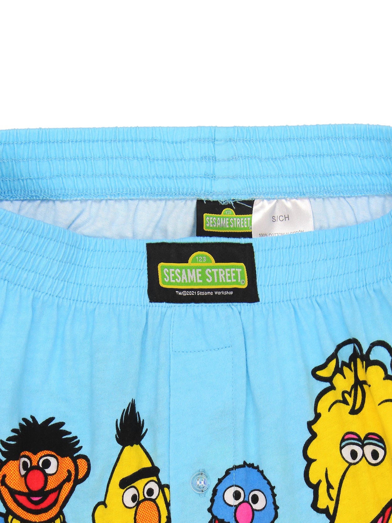 Sesame Street Elmo Cookie Monster Button Fly Boxer Shorts – Yankee