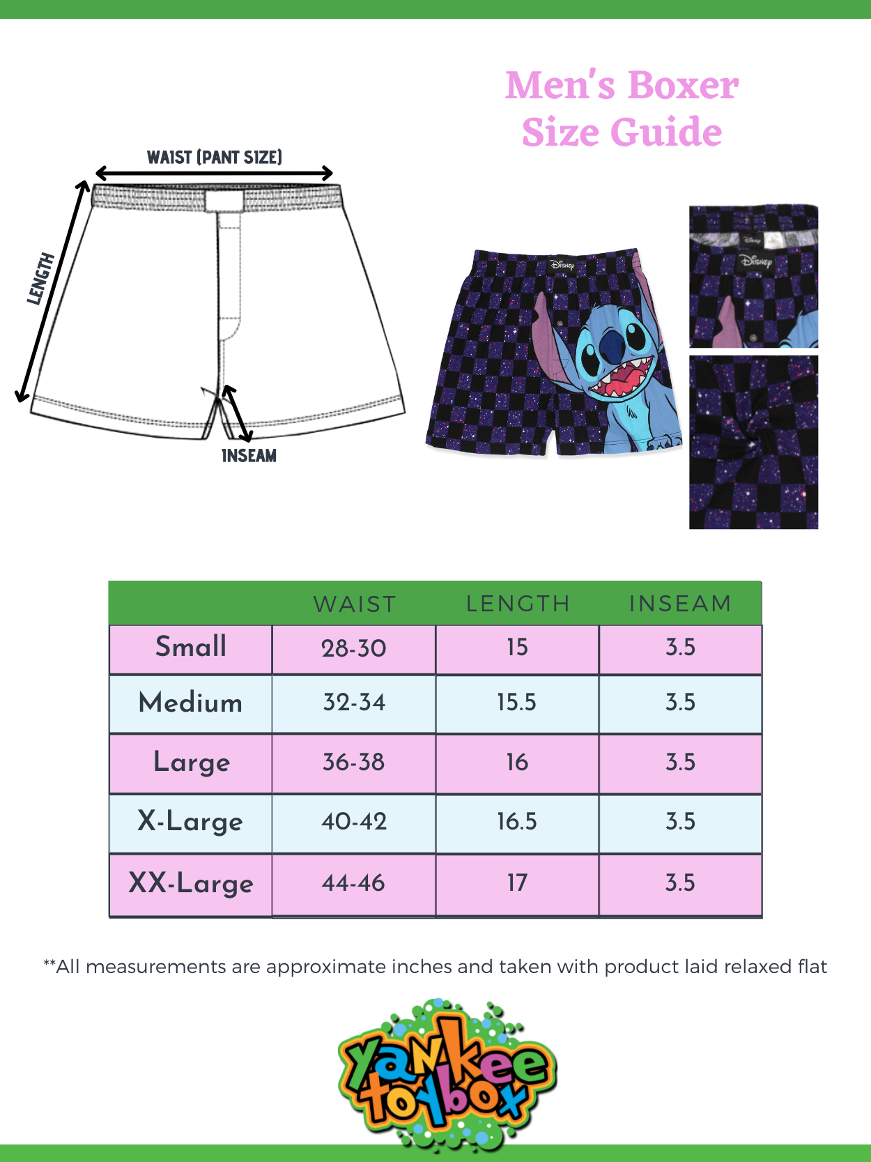Official Disney Lilo & Stitch Men's Brief Boxer Underwear!