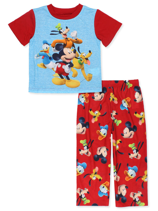 Disney Mickey Mouse 2-Piece Short Sleeve Pajama Set