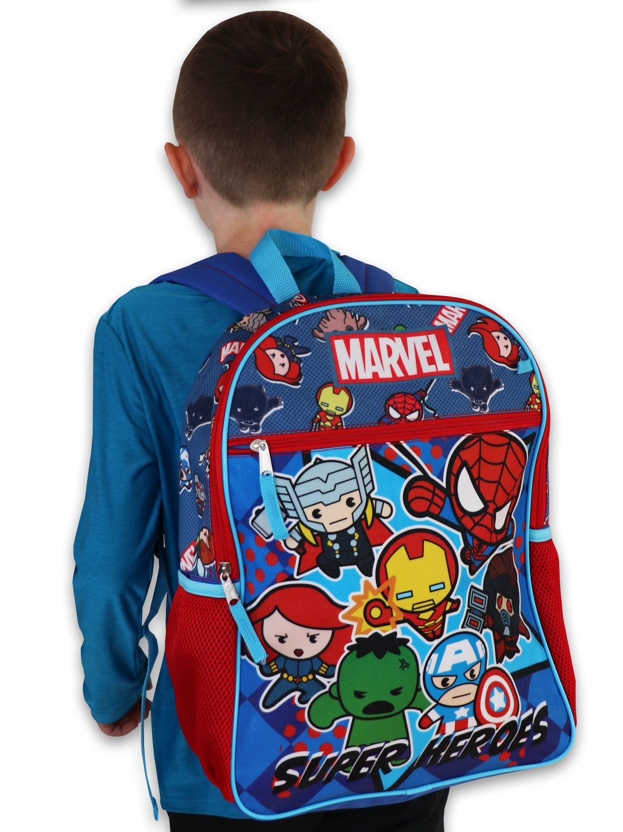 Marvel Avengers Boys' 2-Piece Backpack Lunchbox Set