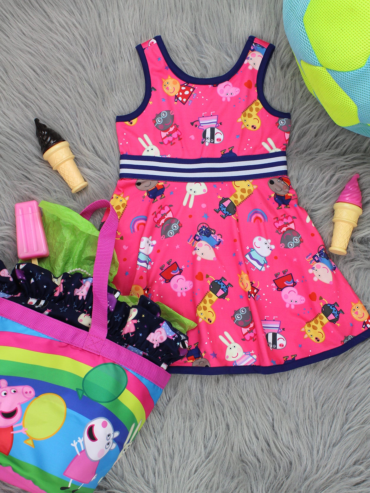 Kids Dresses Peppa Pig Dress For Baby Girl Peppa Pig Toddler Girls Fit And Flare Ultra Kids Dresses Peppa Pig Dress For Baby Girl Peppa Pig Toddler Girls Fit And Flare Ultra