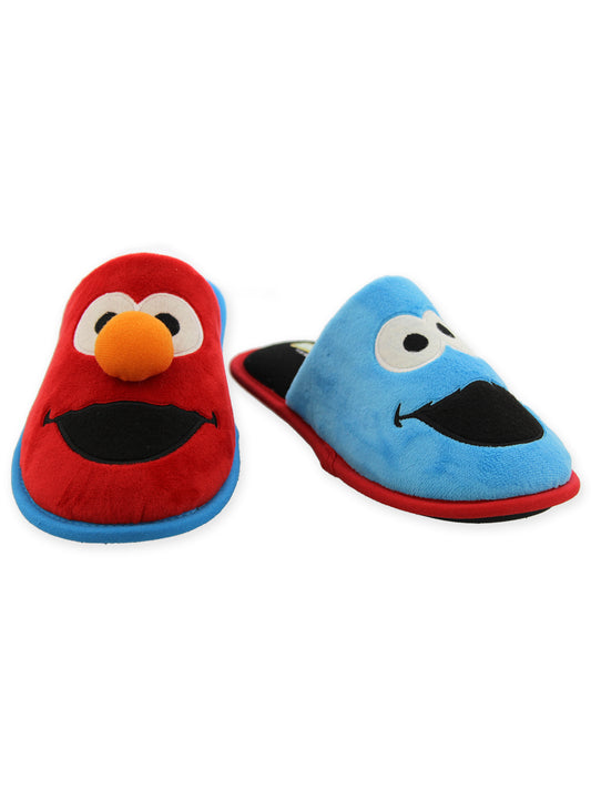 Sesame Street Mismatched Scuff Slippers