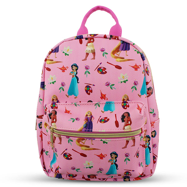 Disney Princess with Flowers Mini PU Leather Backpack Purse – Yankee Toybox