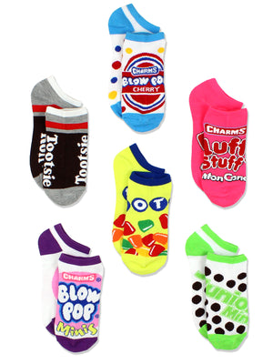 Topps Charms Candy Tootsie Roll Socks 6-Pack