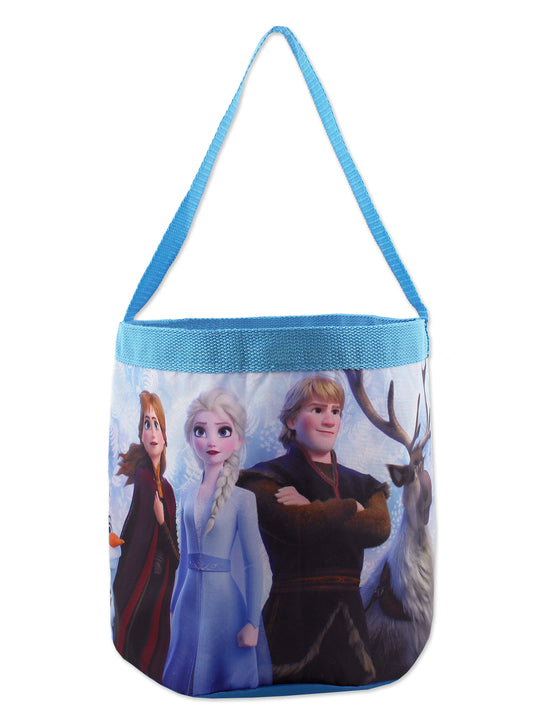 Frozen 2 Elsa Anna Girls Collapsible Bucket Tote Bag