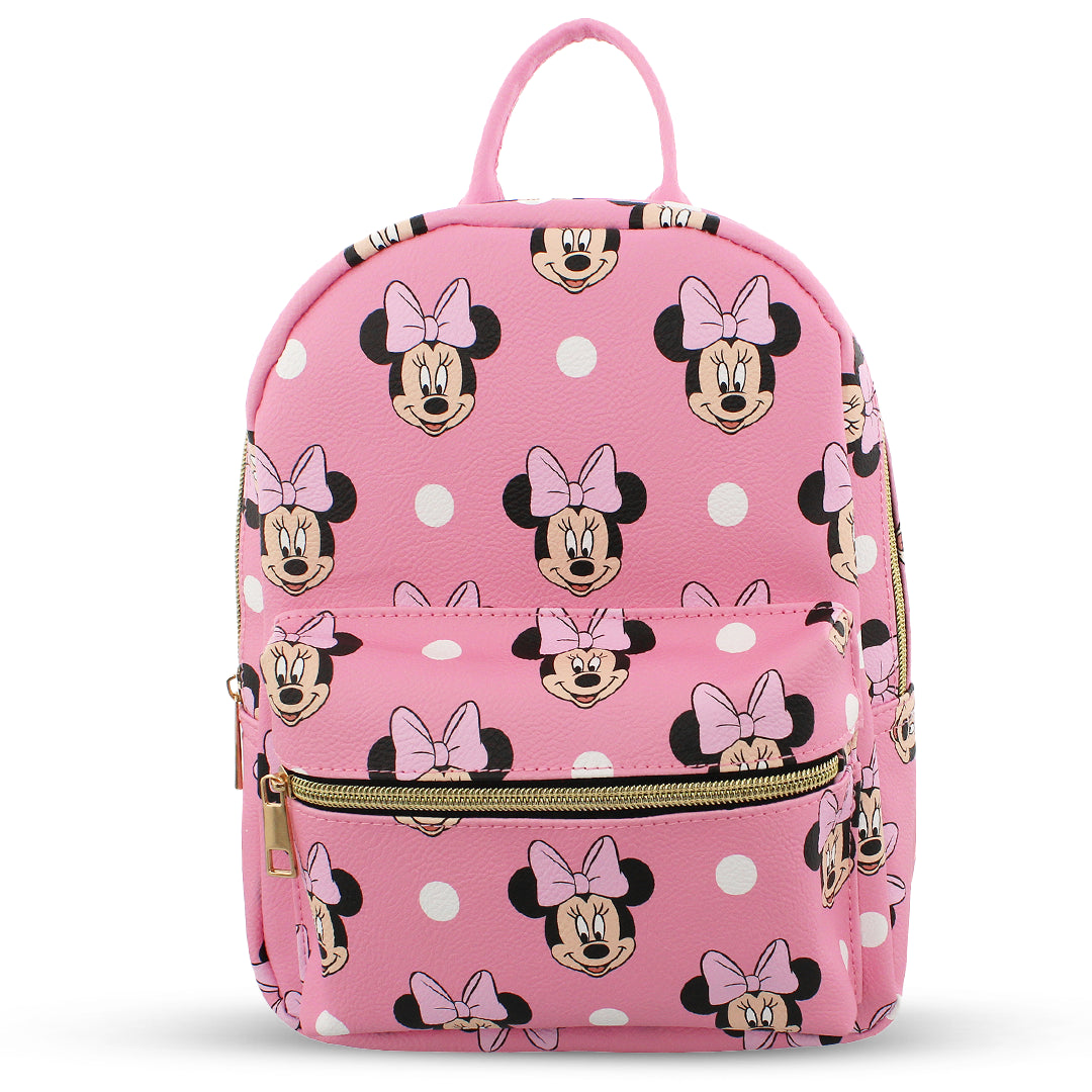 girls backpacks mini mouse Disney Minnie Mouse with Dots Mini PU Leather Backpack Purse