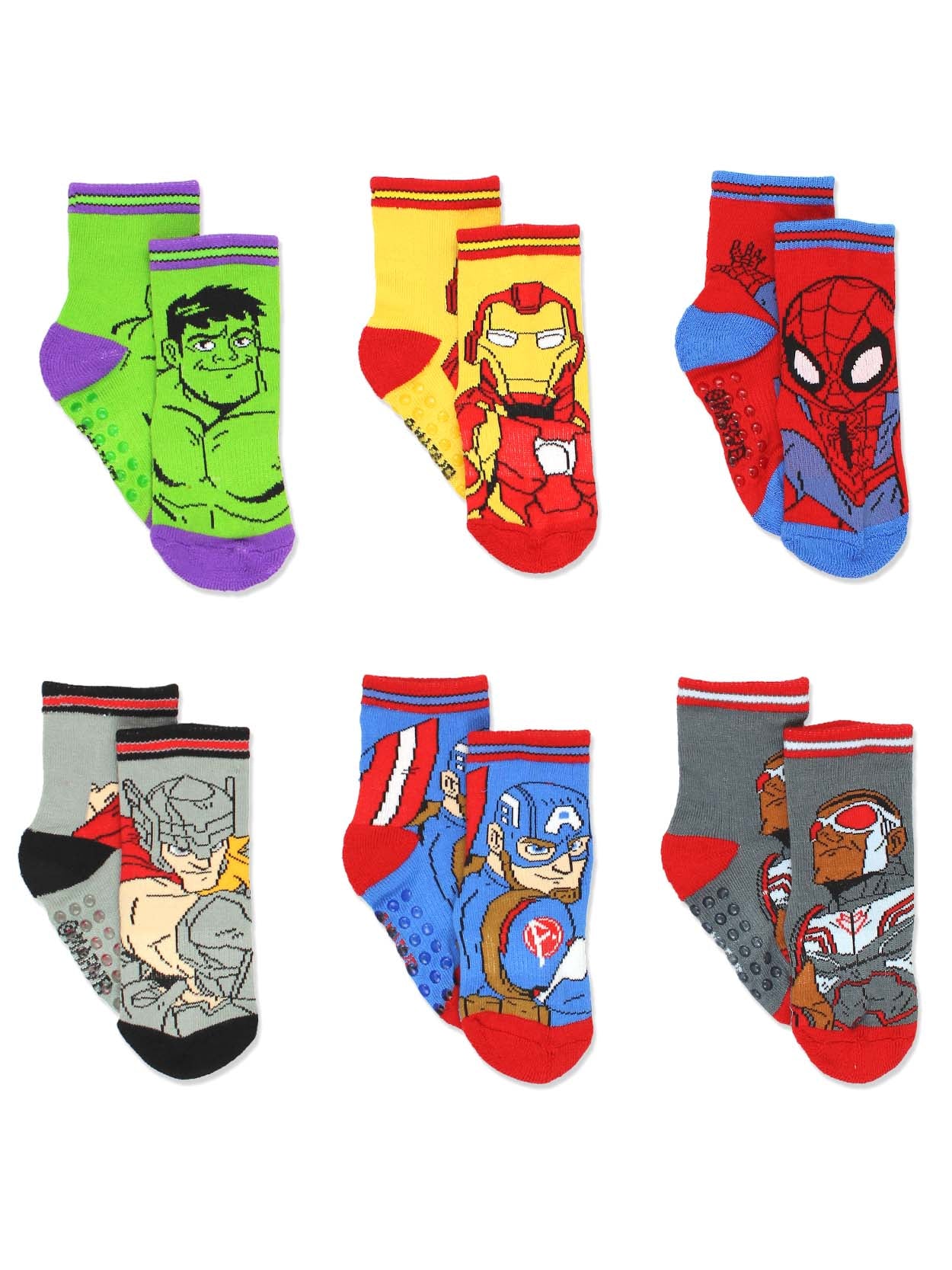 MARVEL 6 Pairs of MARVEL Avengers Boy Socks