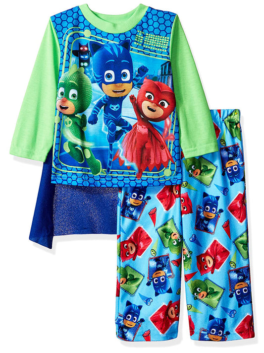 PJ Masks Long Sleeve Pajamas with Cape